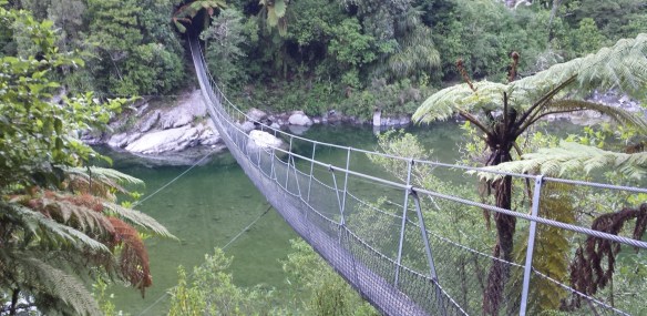 Swing bridge Otaki River